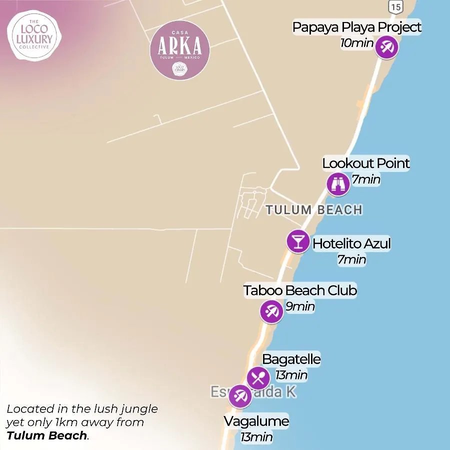 Casa Arka - Palacial Sanctuary For Group Retreats Tulum Villa